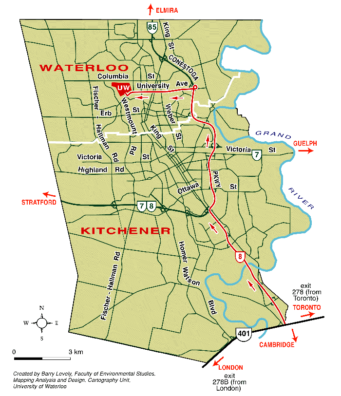 Kitchener map